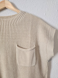 Boxy Knit Sweater Top (M)