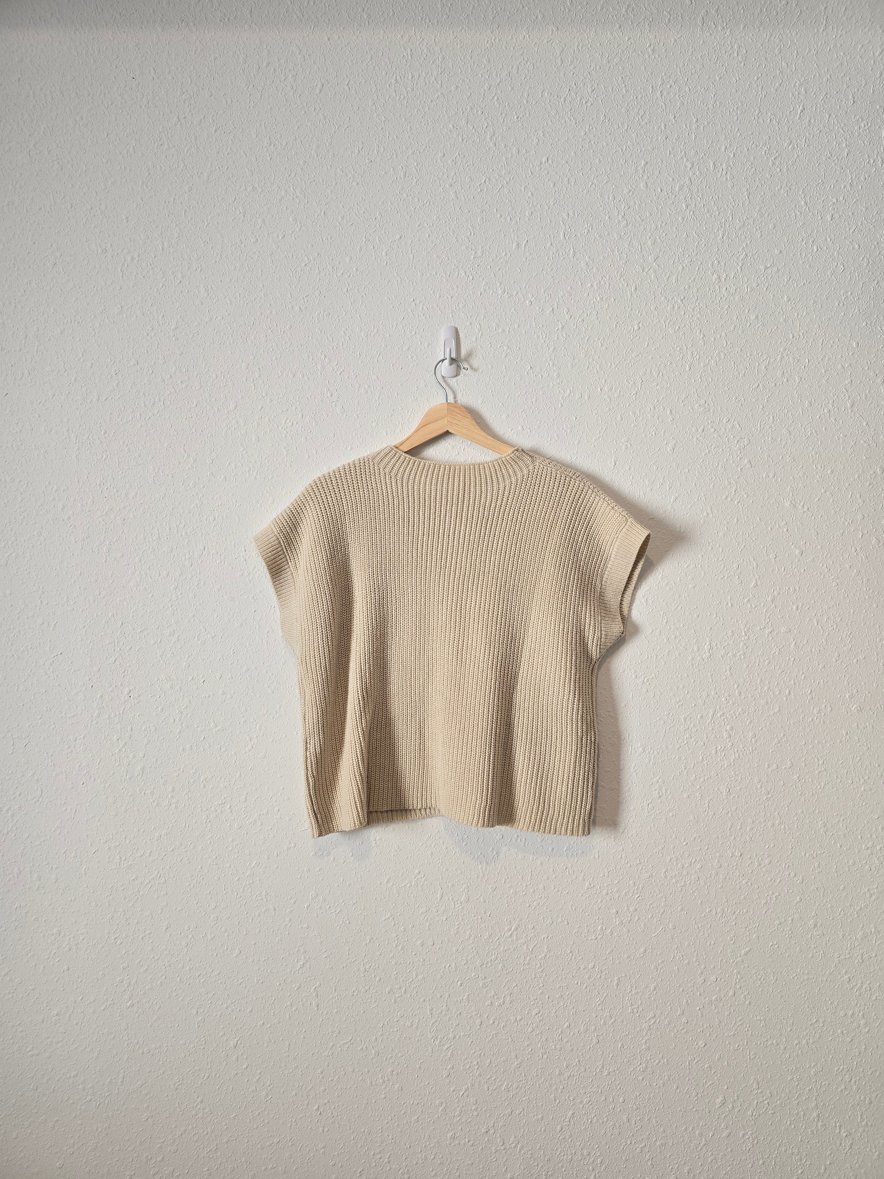 Boxy Knit Sweater Top (M)