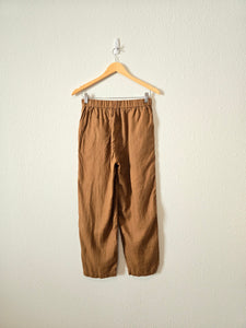 Quince Brown Linen Pants (XS)