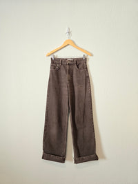 Zara Brown Relaxed Jeans (2)