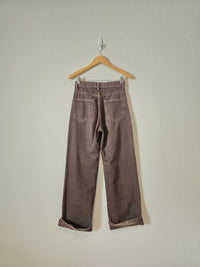 Zara Brown Relaxed Jeans (2)