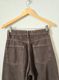 Zara Brown Relaxed Jeans (2)