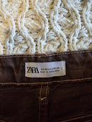 Zara Brown Relaxed Jeans (2)