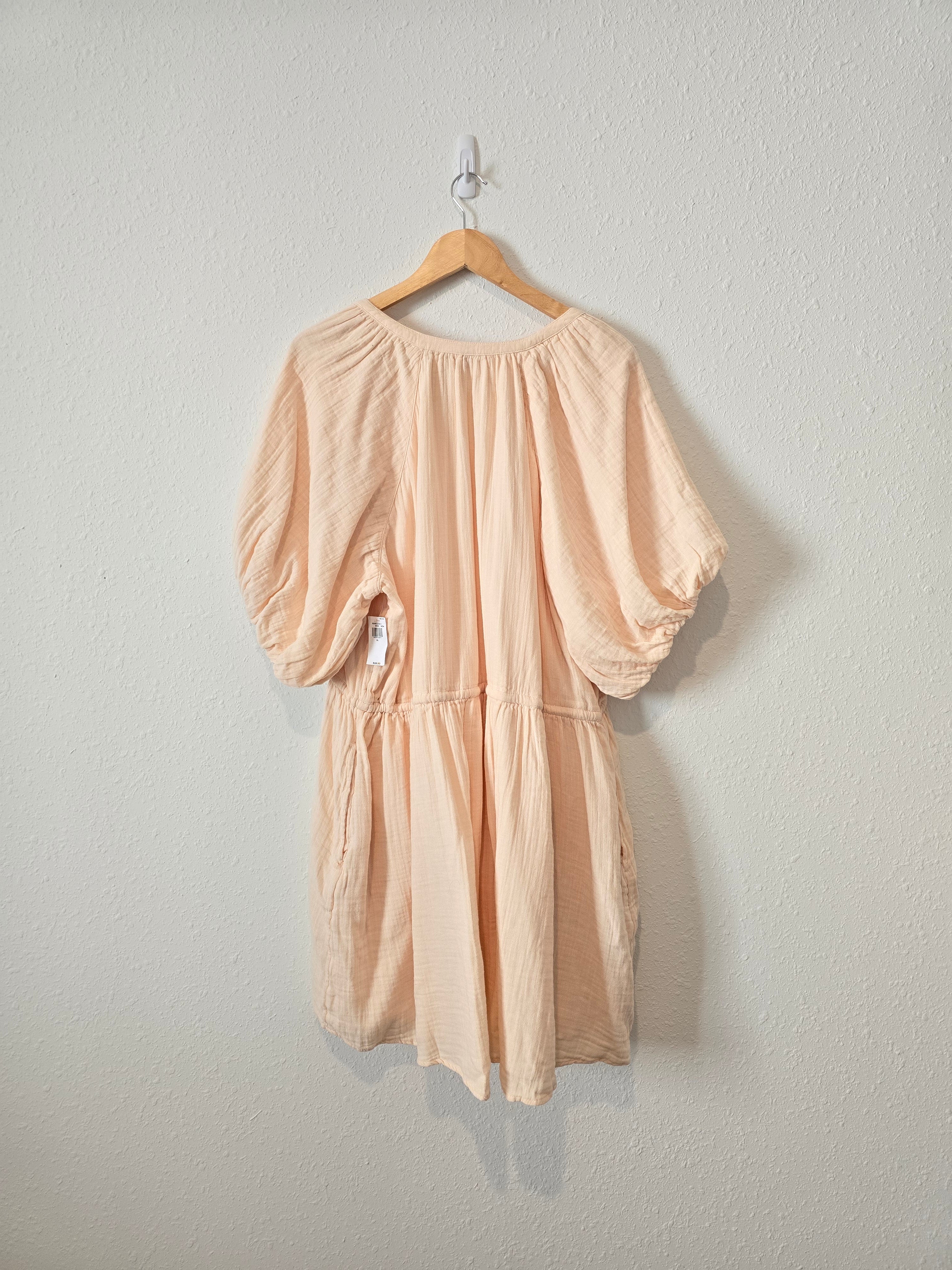 NEW Gauzy Puff Sleeve Dress (XL)