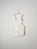 NEW White Cotton Shortalls (M)