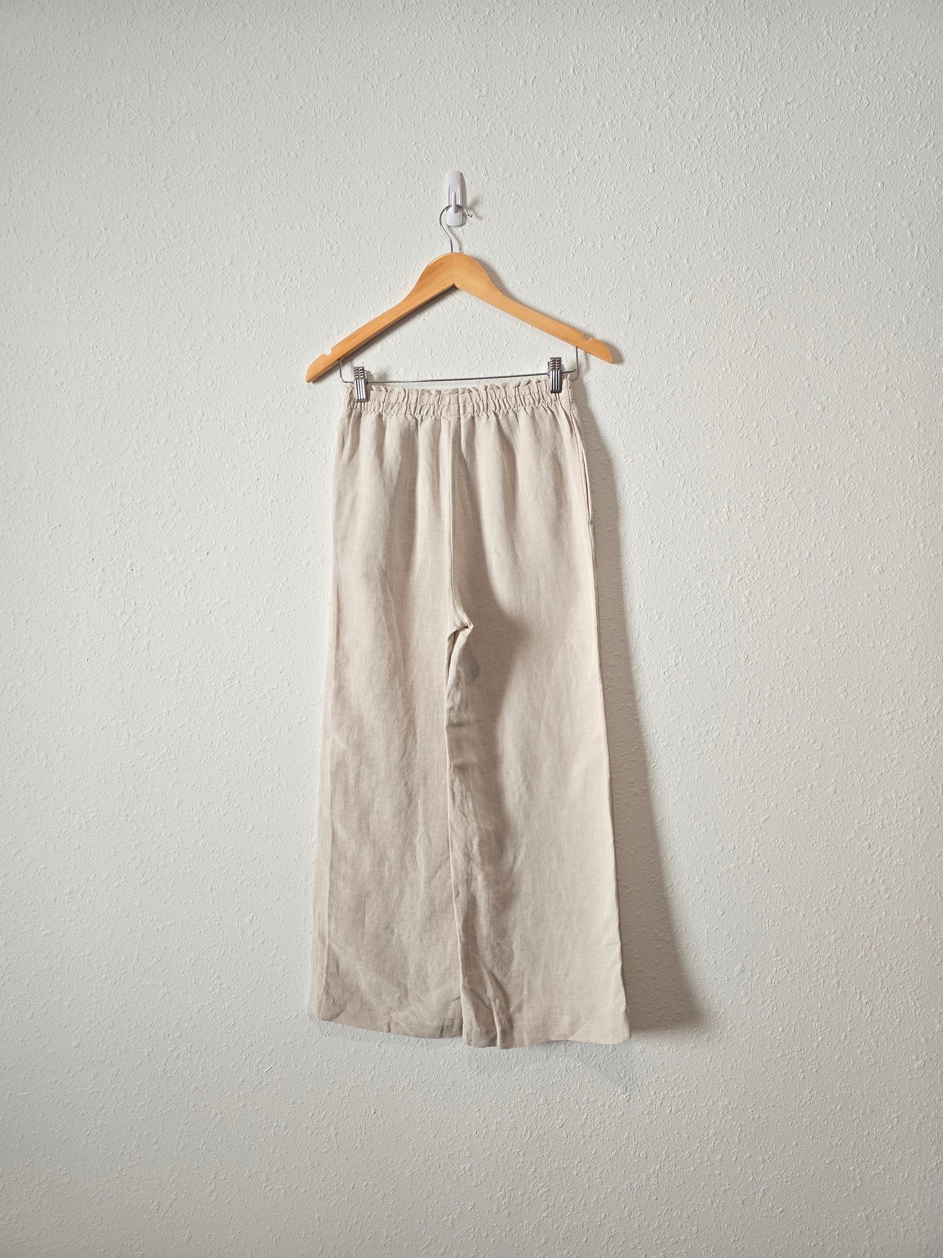 Wide Leg Linen Pants (XS)