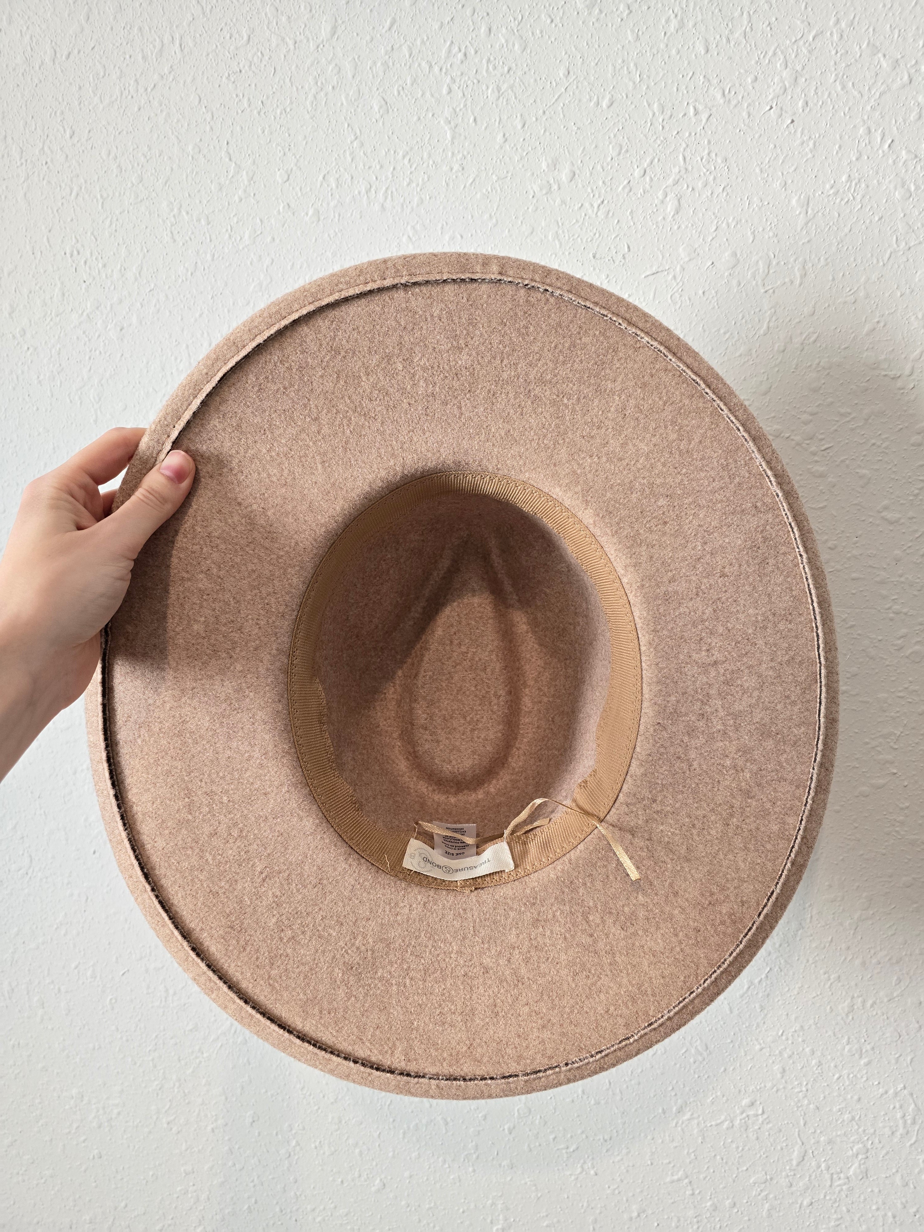 Neutral Wool Rancher Hat