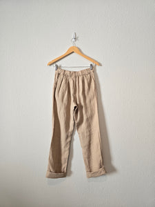 Beachy Linen Straight Pants (S)