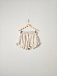 Aerie Linen Ruffle Shorts (L)