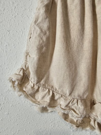 Aerie Linen Ruffle Shorts (L)