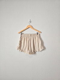 Aerie Linen Ruffle Shorts (L)