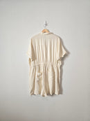 Neutral Linen Utility Romper (XXL)