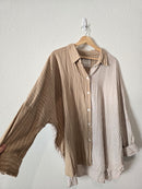 Oversized Linen Button Up (M)