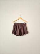 Aerie Brown Linen Shorts (M)