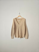 Aerie Neutral Oversized Sweater (XS)