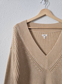 Aerie Neutral Oversized Sweater (XS)