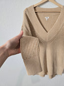 Aerie Neutral Oversized Sweater (XS)