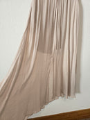 Neutral Beachy Maxi Skirt (S)