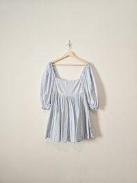 Mable Puff Sleeve Babydoll Dress (S)