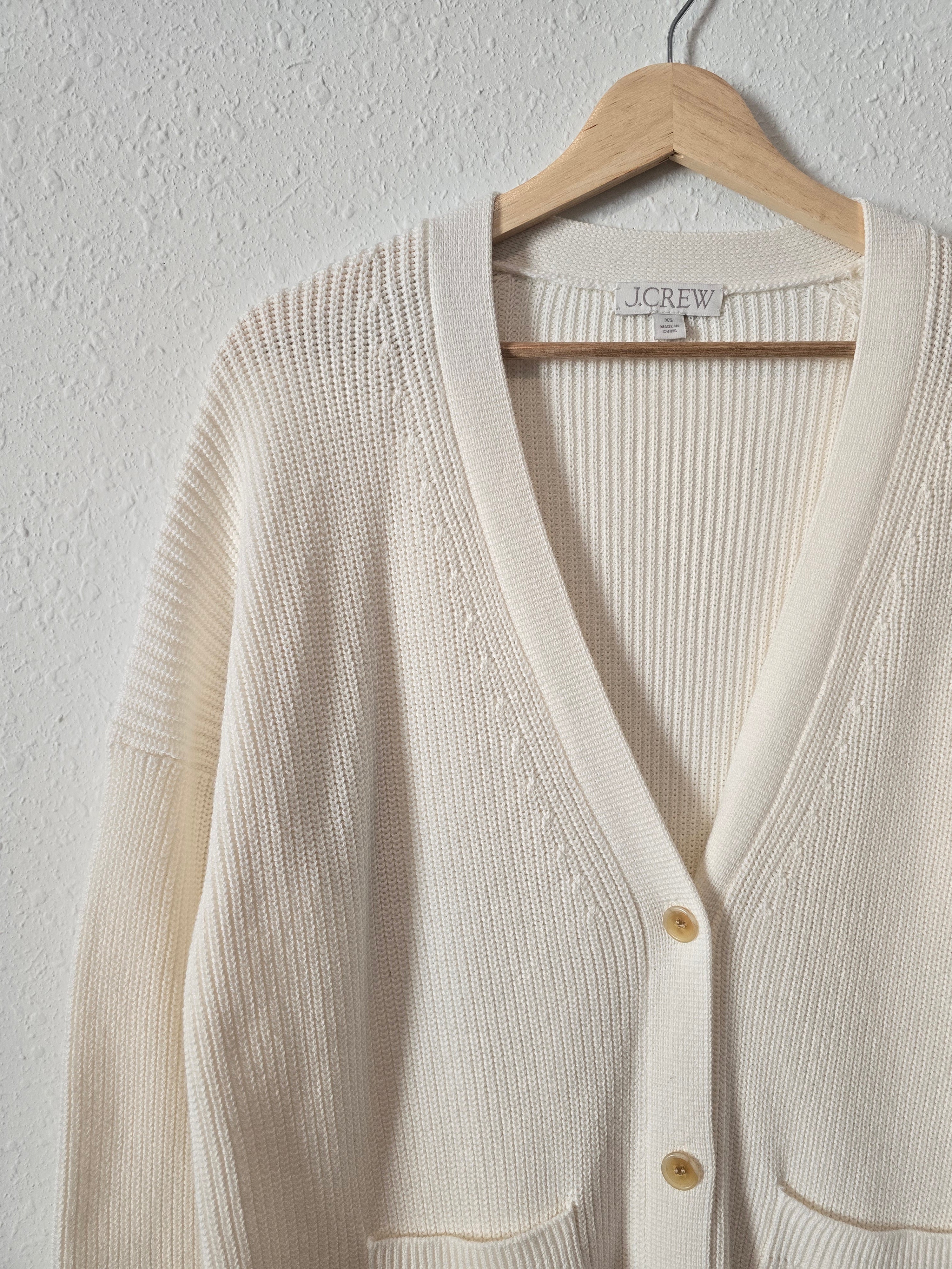 J.Crew Cotton Oversized Cardigan (XS)