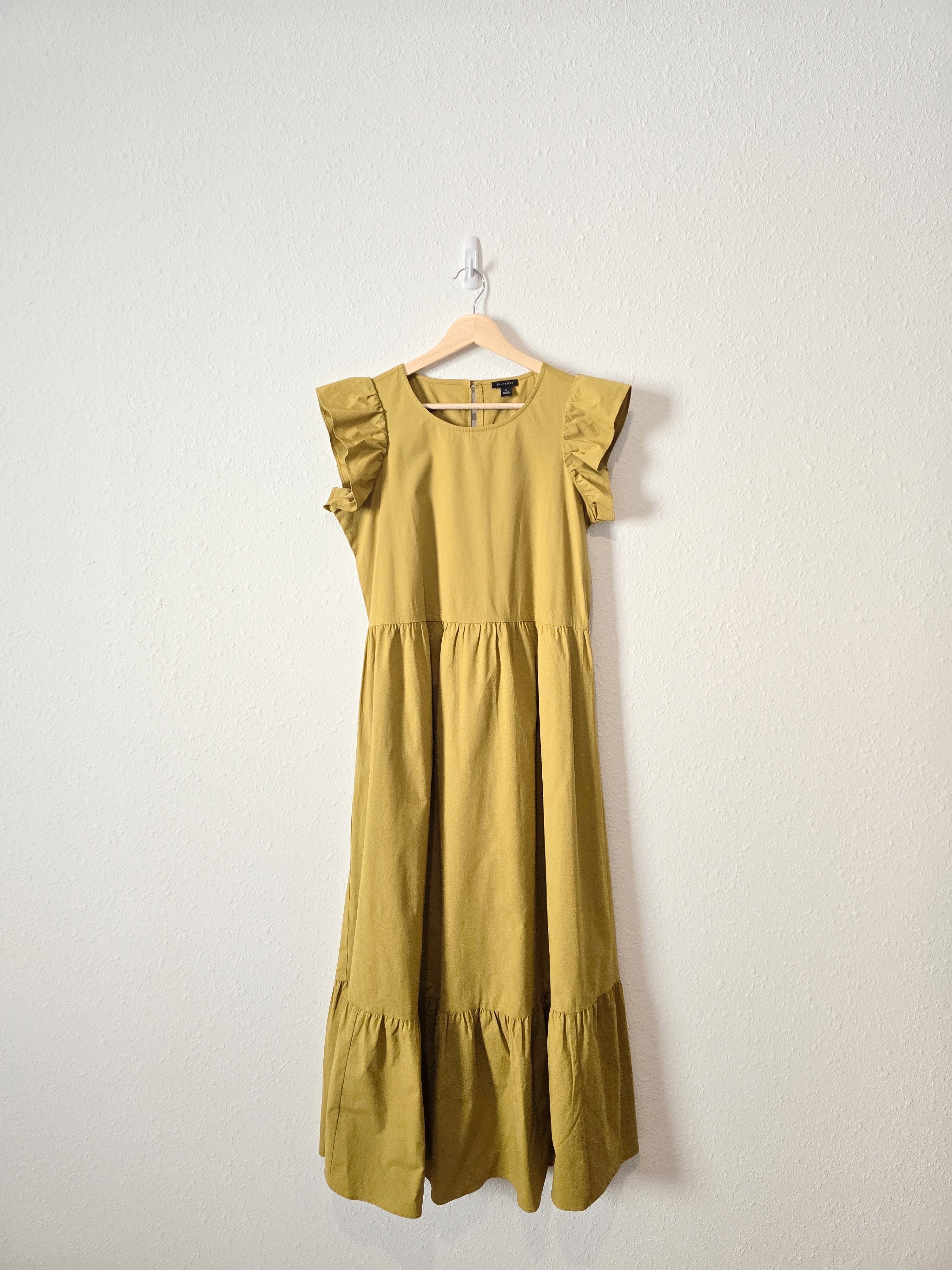 Ruffle Hem Midi Dress (XS)