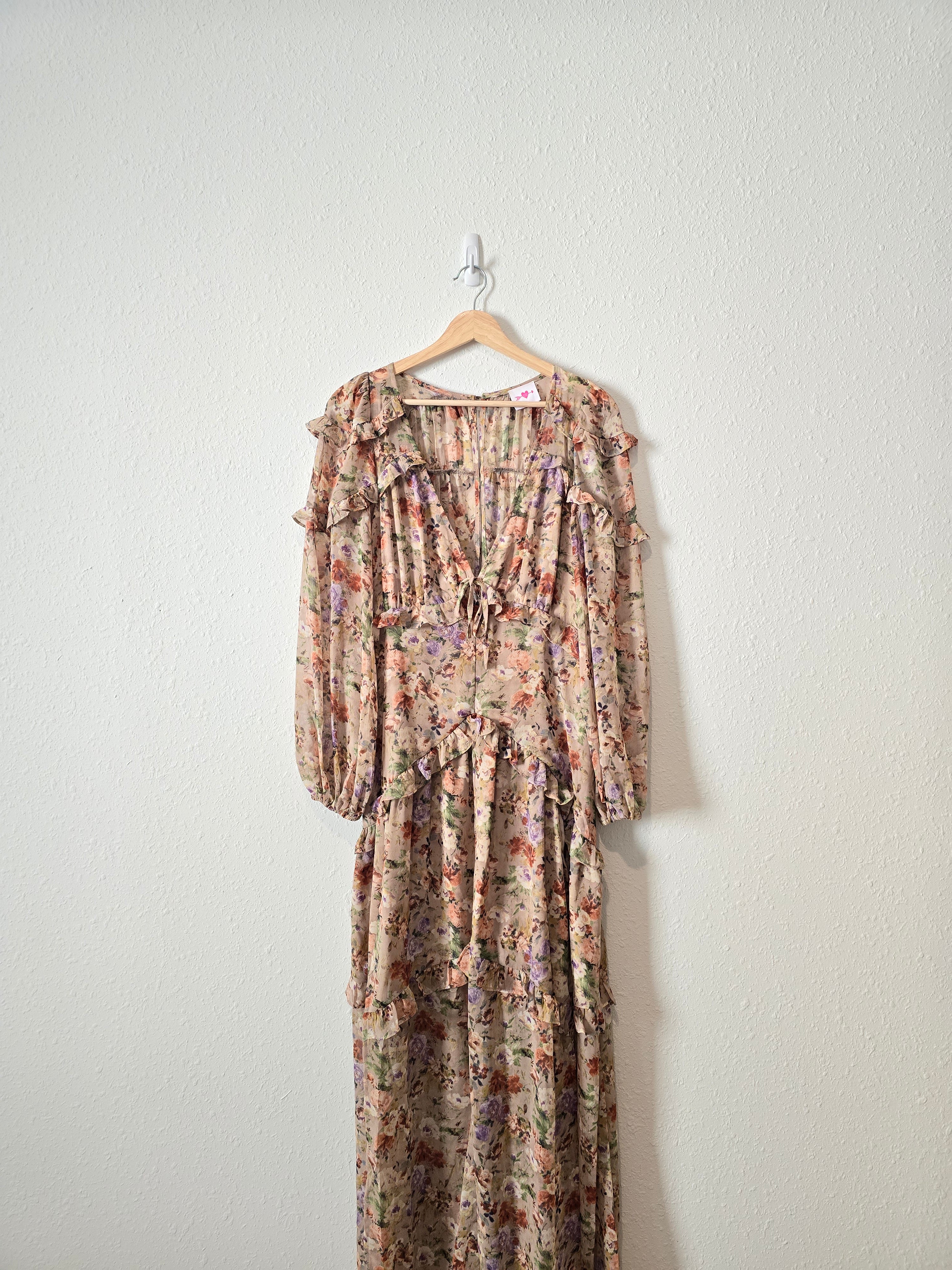 Buddy Love Floral Maxi Dress (S)