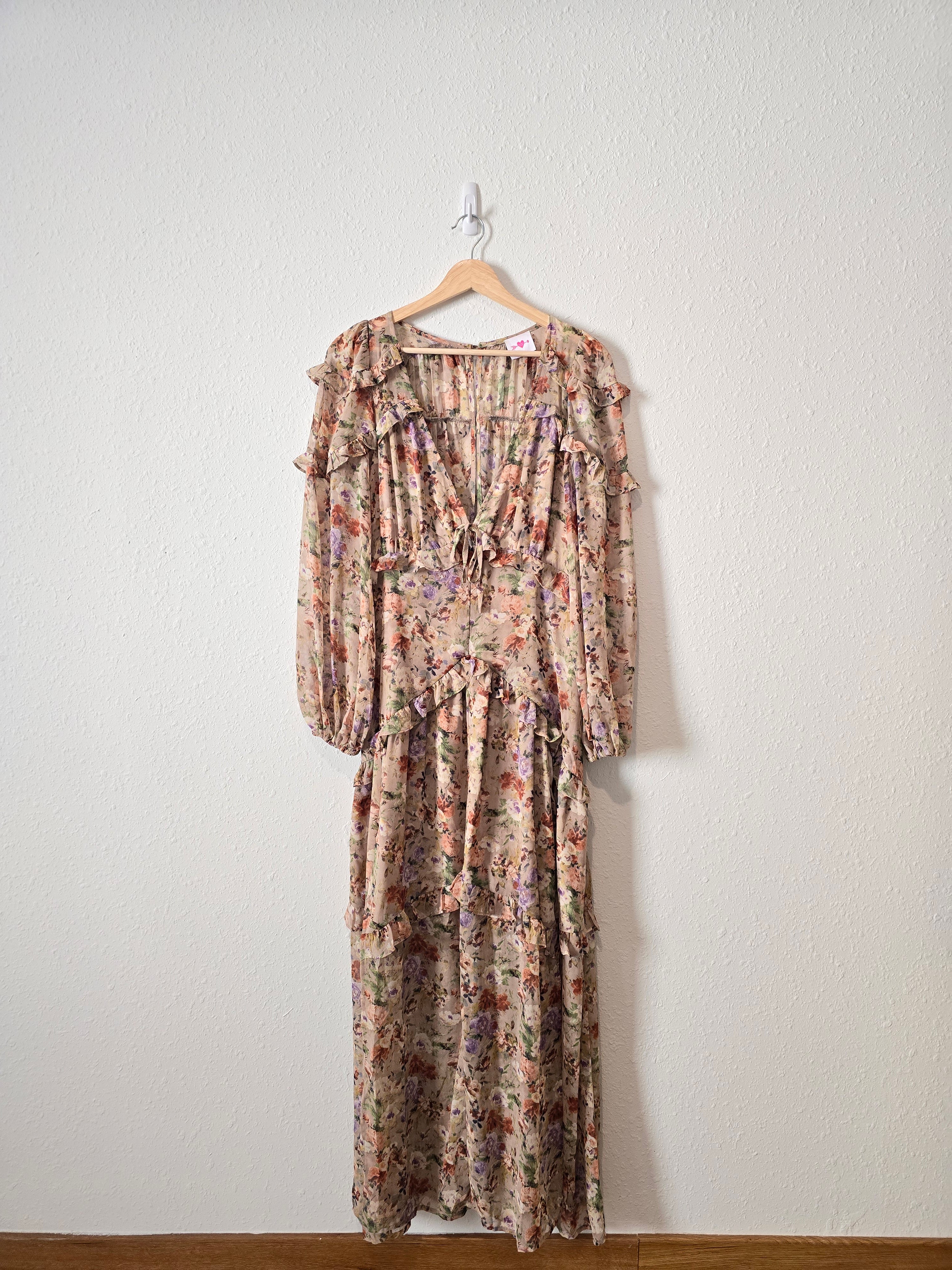 Buddy Love Floral Maxi Dress (S)