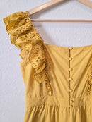 Madewell Yellow Eyelet Jumpsuit (4)