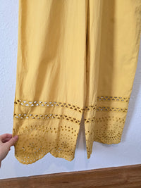 Madewell Yellow Eyelet Jumpsuit (4)