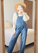 Vintage Denim Overalls (S)