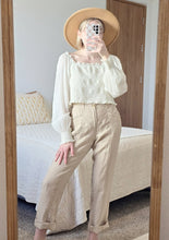 Load image into Gallery viewer, Beachy Linen Straight Pants (S)
