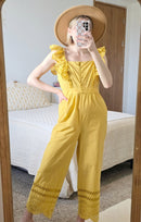 Madewell Yellow Eyelet Jumpsuit (4)