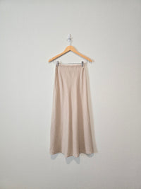 CP Shades Linen Midi Skirt (XS)