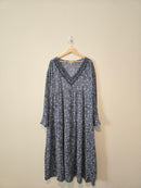 Wonderly Floral Gauze Maxi Dress (XL)