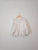 Puff Sleeve Babydoll Top (M)