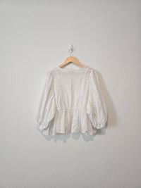 Puff Sleeve Babydoll Top (M)