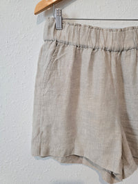 J.Crew Pull On Linen Shorts (M)