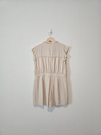 Anthropologie Button Up Romper (M)