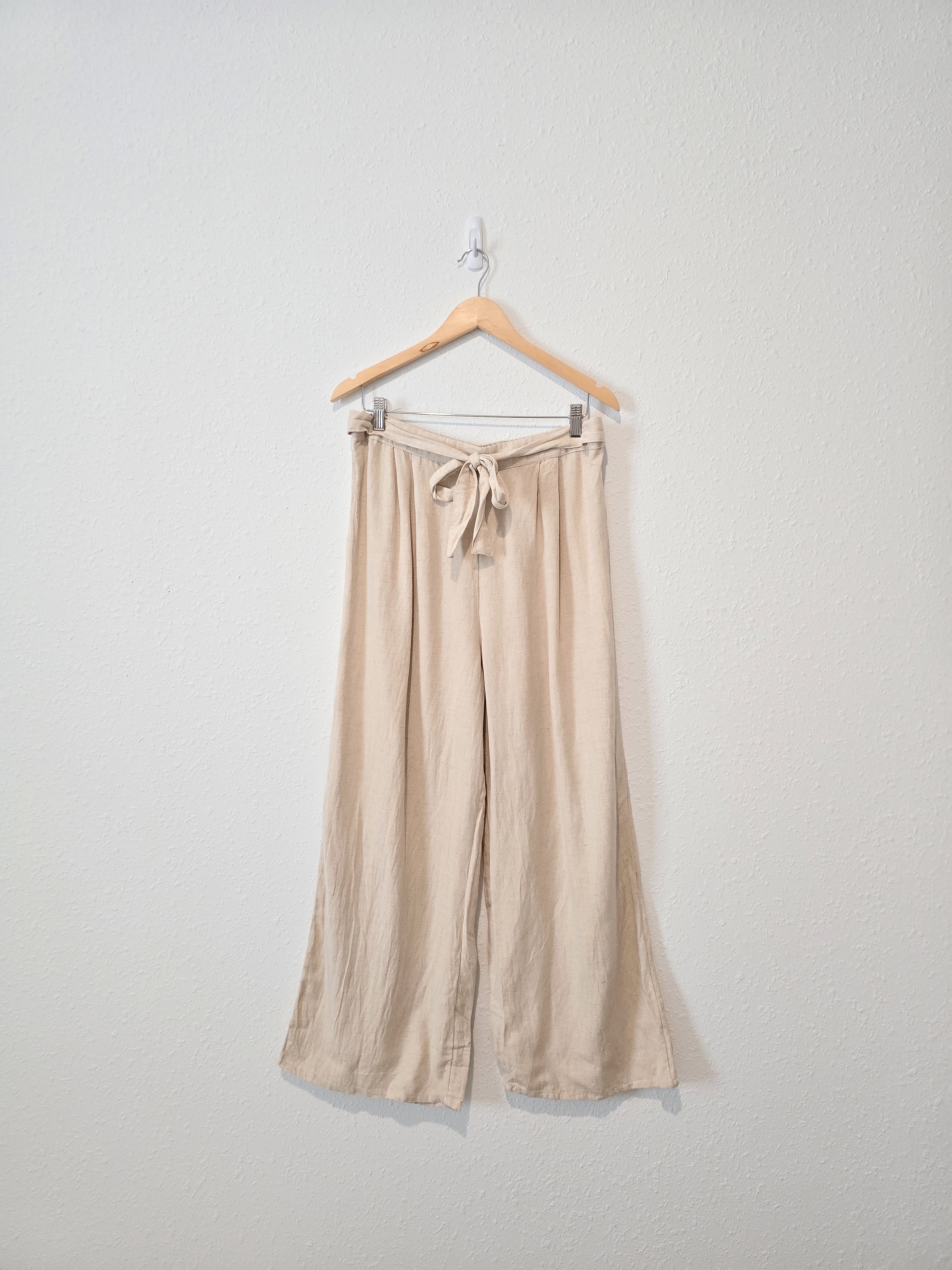 Wide Leg Flowy Pants (XL)