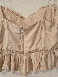 NEW Corset Linen Blend Tank (L)