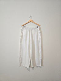 Wide Leg Linen Pants (XL)