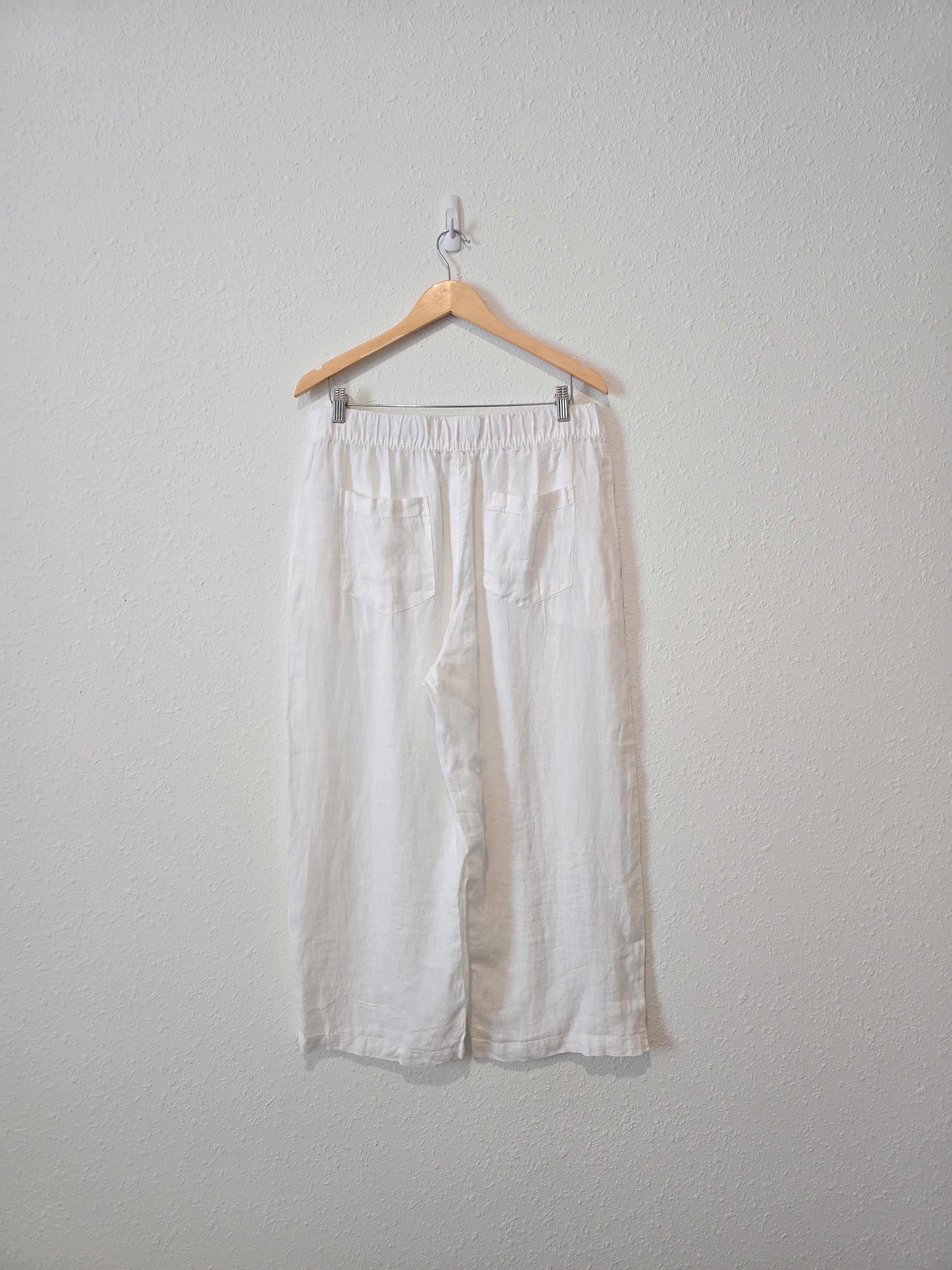 Wide Leg Linen Pants (XL)