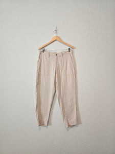 Neutral Gauze Straight Pants (8)