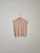 Mock Neck Sweater Tank (M)