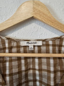 Madewell Brown Plaid Top (12)