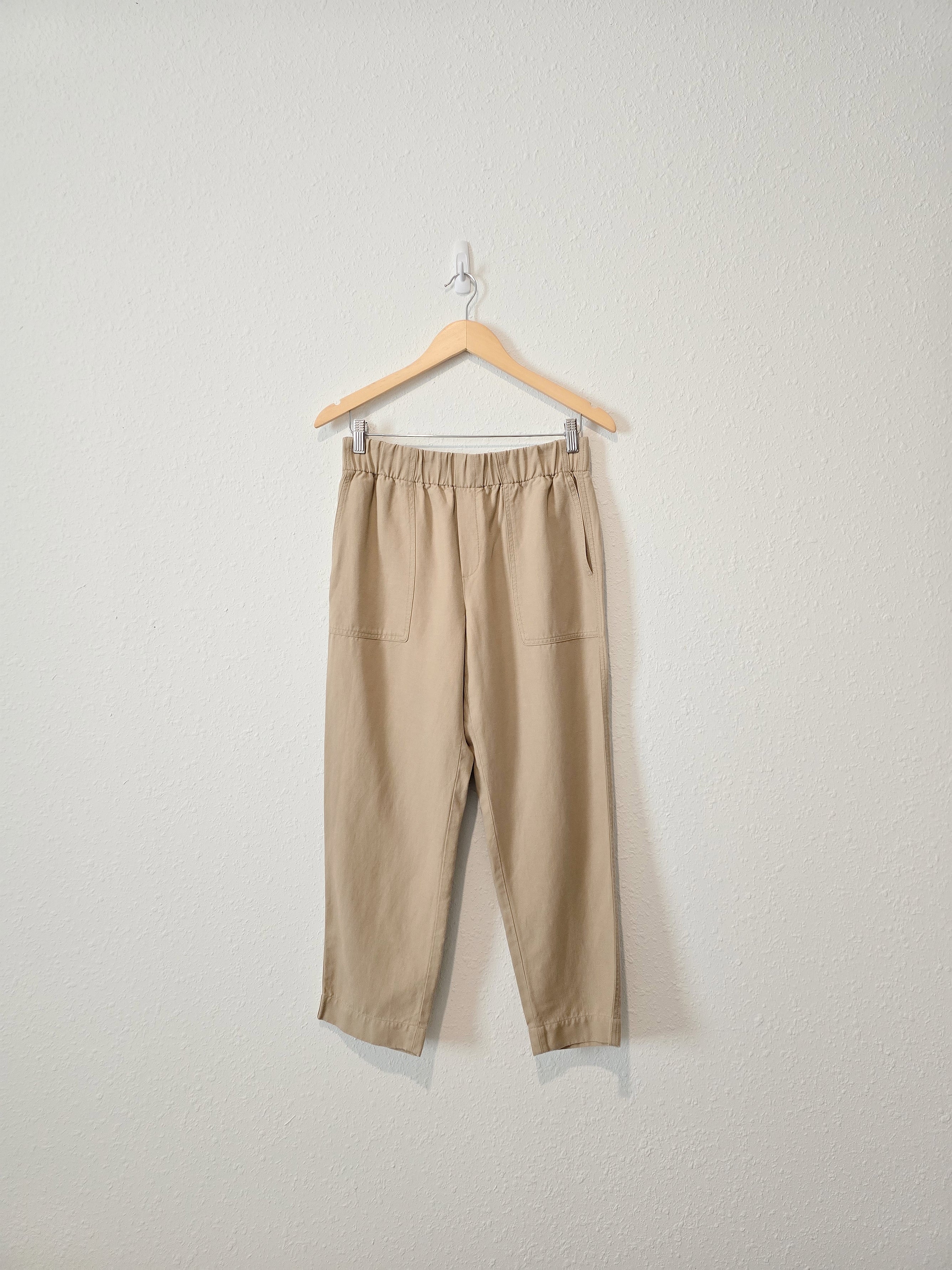 Tencel Linen Straight Pants (S)