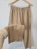 Tencel Linen Straight Pants (S)