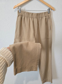 Tencel Linen Straight Pants (S)