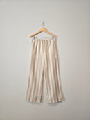 NEW Wide Leg Striped Pants (M)