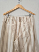 NEW Wide Leg Striped Pants (M)